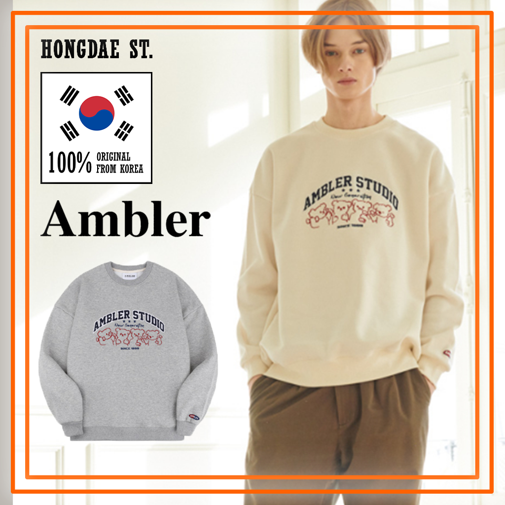 AMBLER - 100% Authentic - UNISEX New Generation OverFit Sweatshirt ...