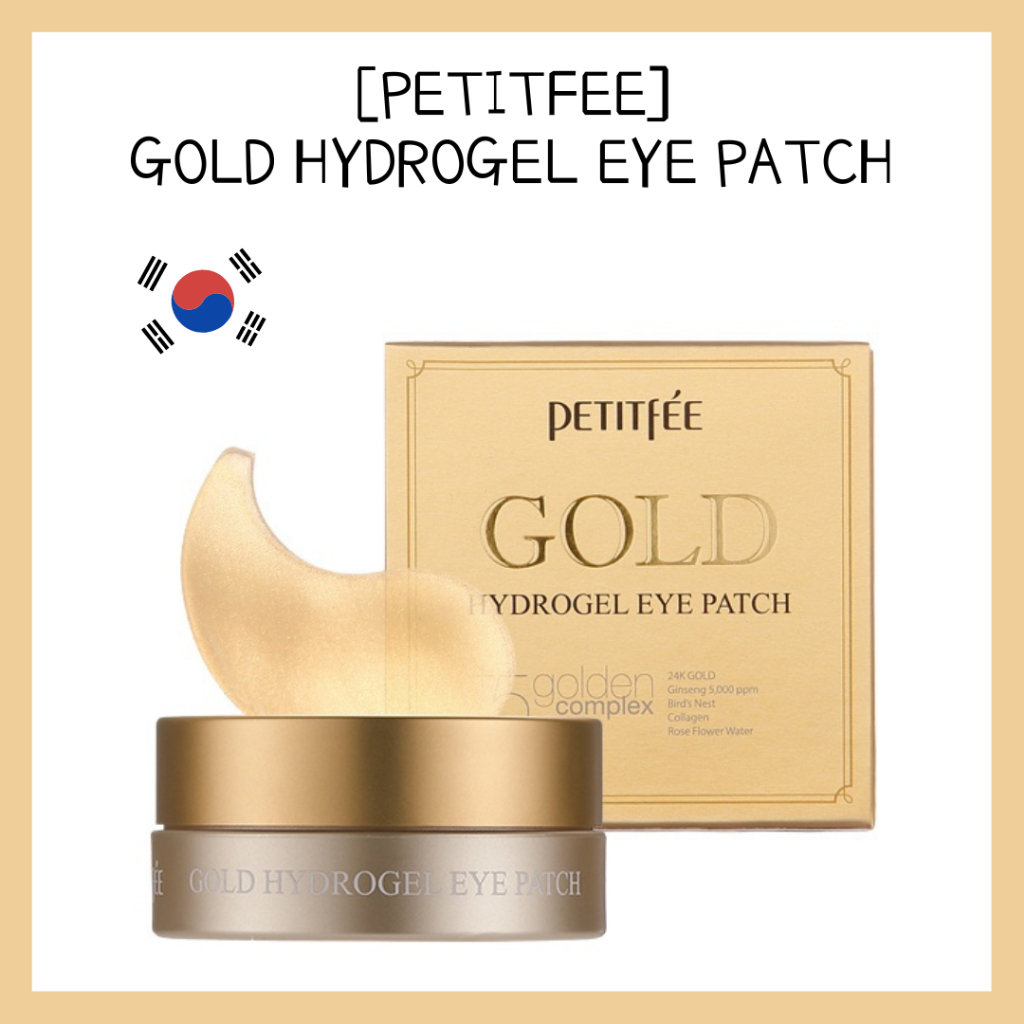 [PETITFEE] Gold Hydrogel Eye Patch 60 Patches / Made in Korea Shopee