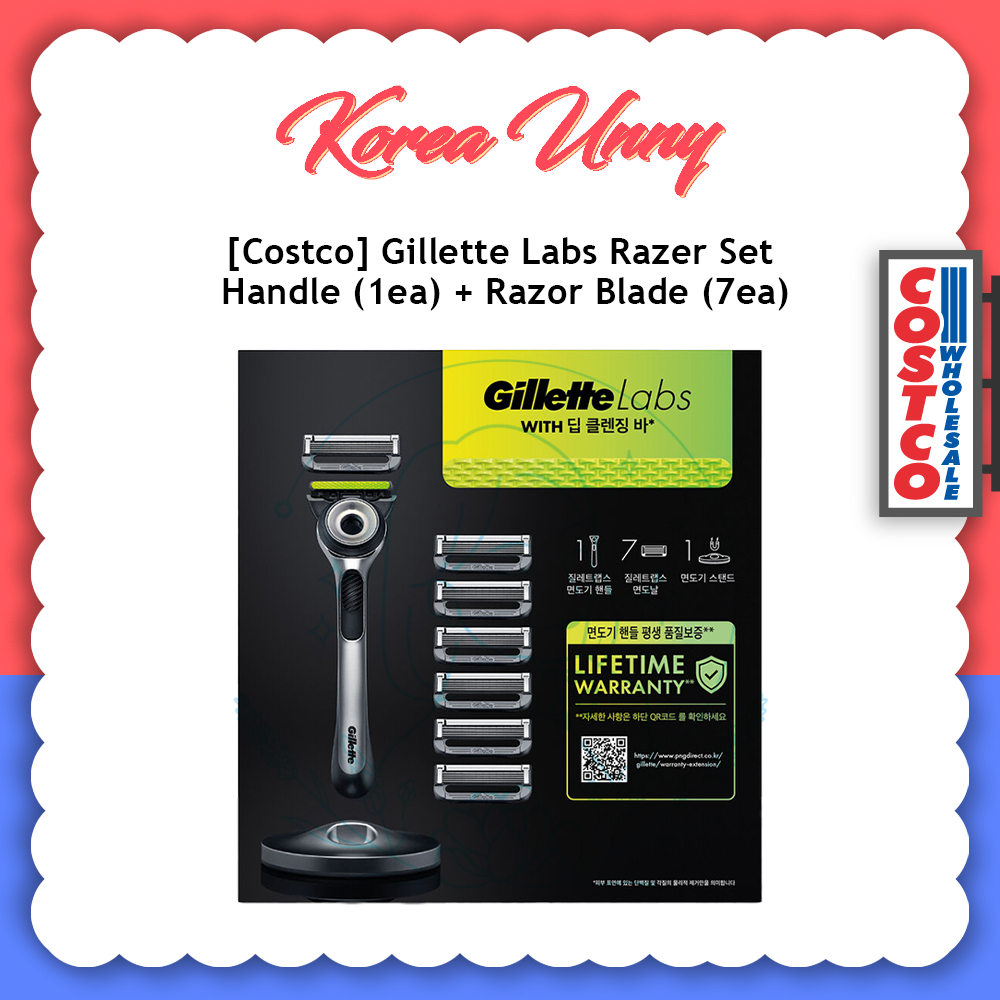 [Costco] Gillette Labs Razer Set (Handle 1ea + Blade 7ea) Shopee Malaysia