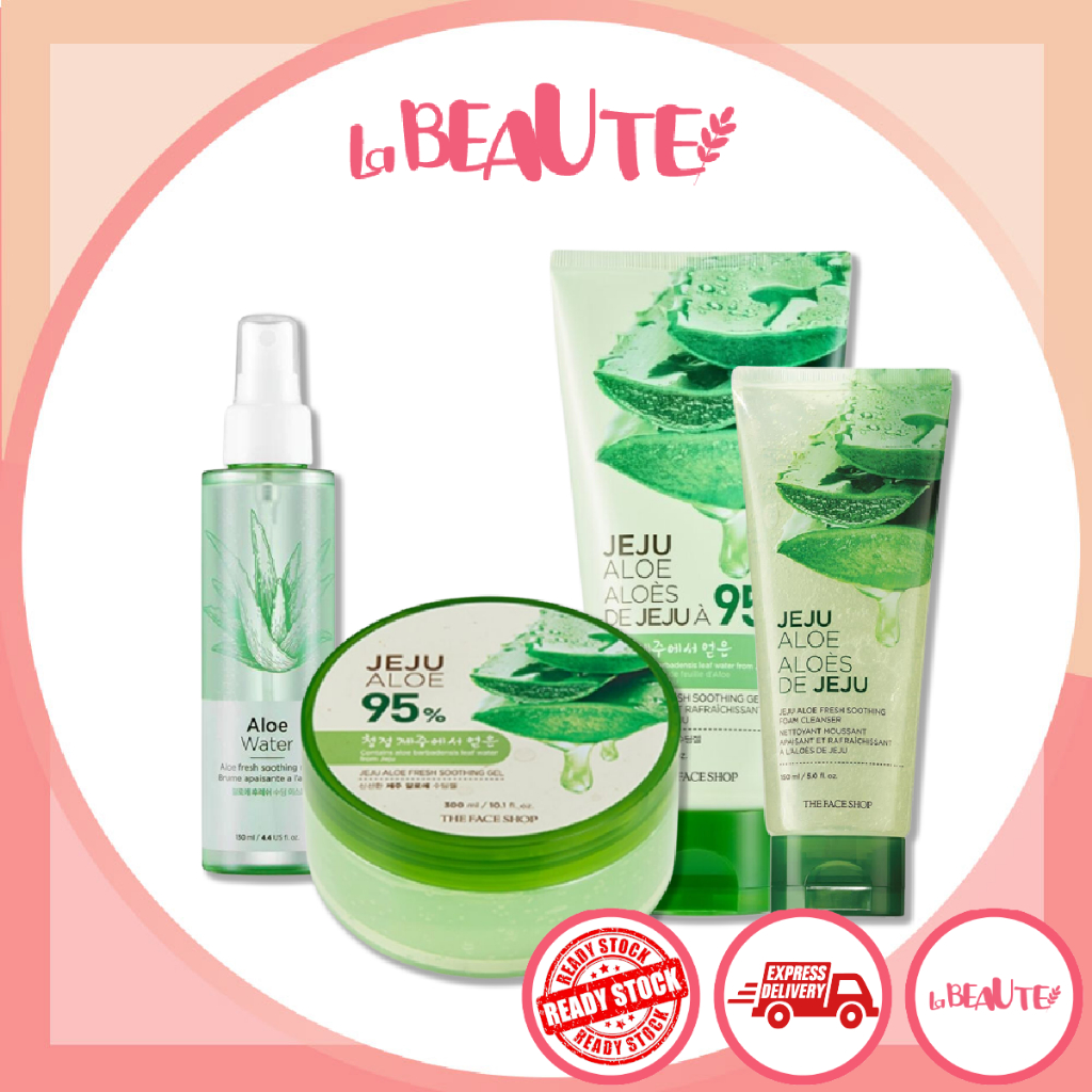 The Face Shop Jeju Aloe Fresh Soothing Gel 300ml Jar