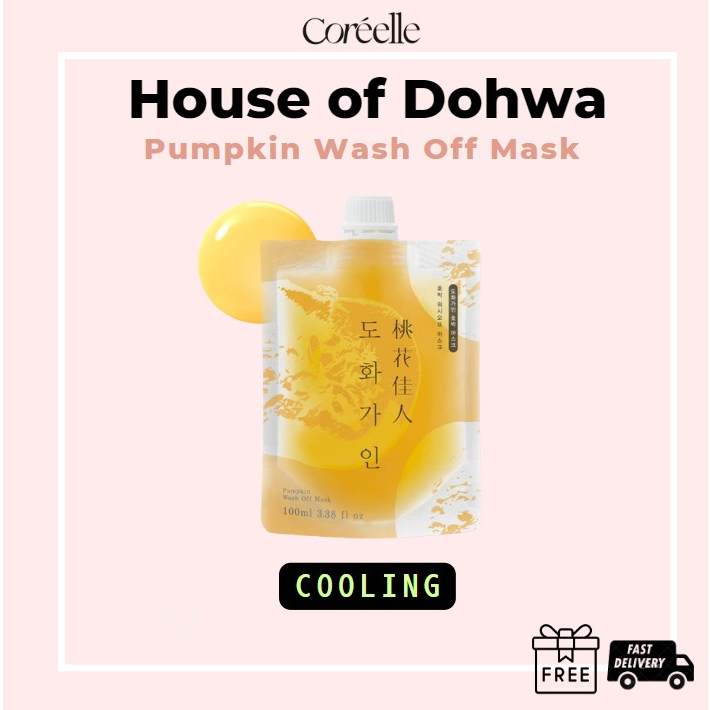[House of Dohwa] Pumpkin Wash Off Facial Mask 100ml KBeauty / Skin Care
