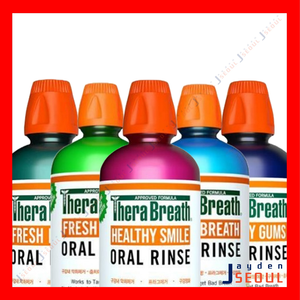 [Therabreath] Oral Rinse 473ml (Mild Mint / Icy Mint / Clean Mint