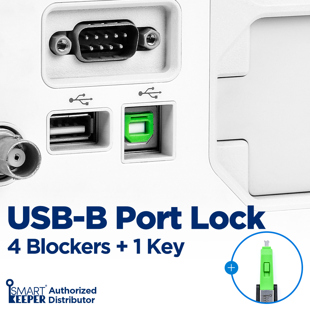 USBB Port Lock 4 USB Type B port blocker 4ea with Key Shopee Malaysia