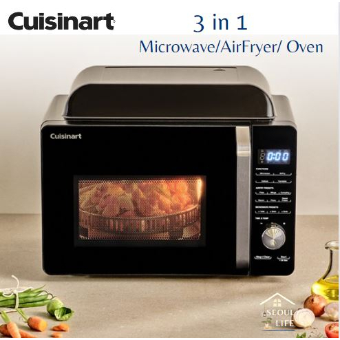 [SeoulLife]*Cuisinart* AMW-60 3-in-1 Microwave+ Air Fryer+ Oven ...