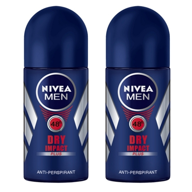 Nivea Men Dry Impact Plus Roll On Deodorant Korea Body Deodorants 50ml
