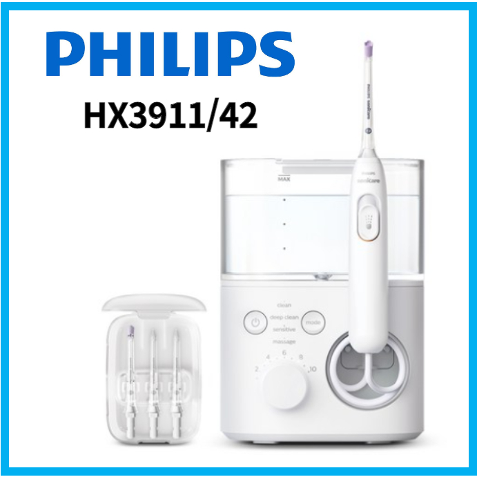 Philips Sonicare HX3911/42 Oral Irrigator Wate Flosser Waterproof Teeth