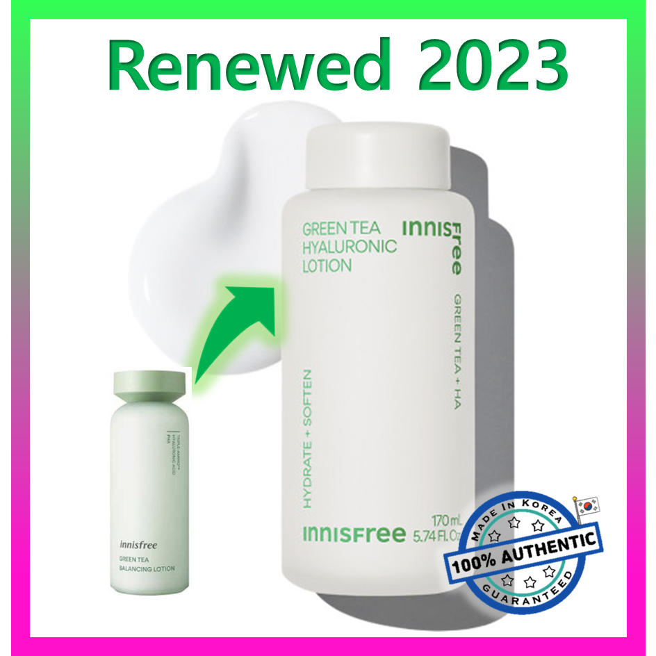 Innisfree Green Tea Hyaluronic Lotion 170ml 2023 Ad Shopee Malaysia 6290