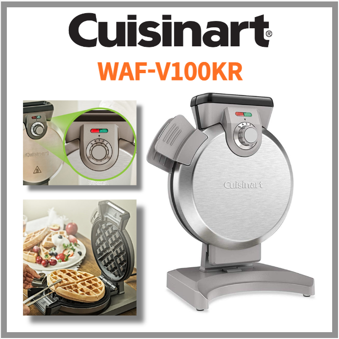 Cuisinart WAFV100KR Vertical Waffle Maker Pan Toaster Nonstick