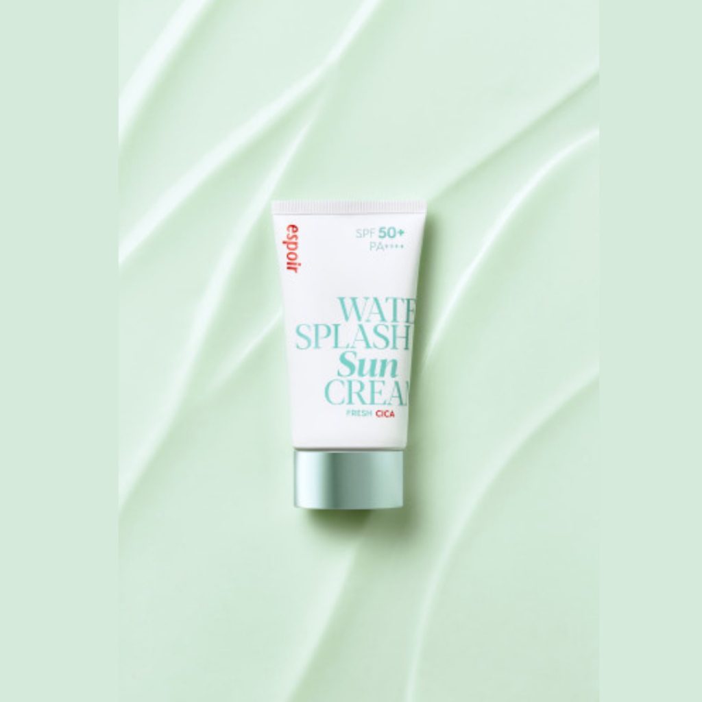 Crème Solaire Espoir Water Splash Fresh Cica SPF50+ PA++++ 60ml - Vegan K-beauty