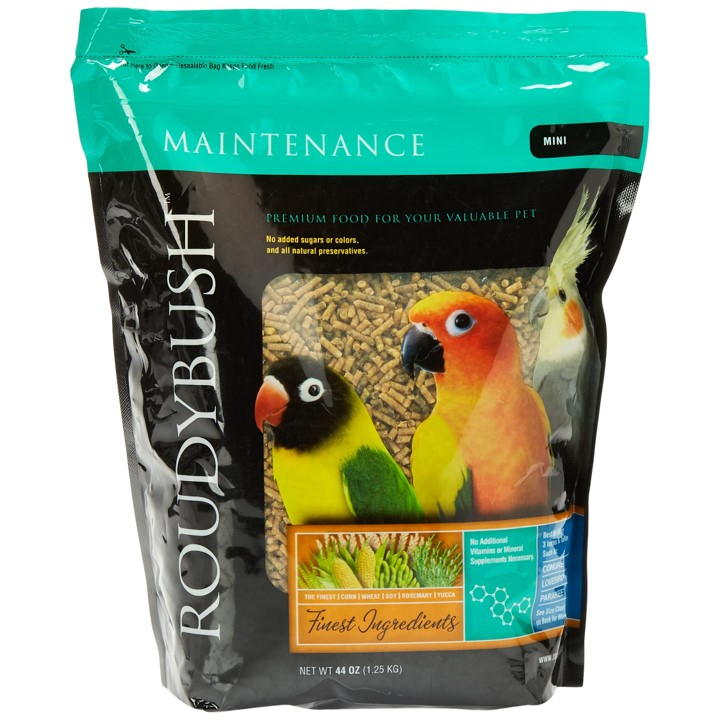 Roudybush Daily Maintenance Mini (22oz/ 44oz) Parrot Bird Food Diet