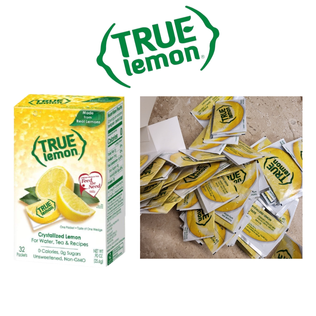 [True Lemon] Low Calorie Sugar-free Crystallized Lemon Powder 20T (No ...