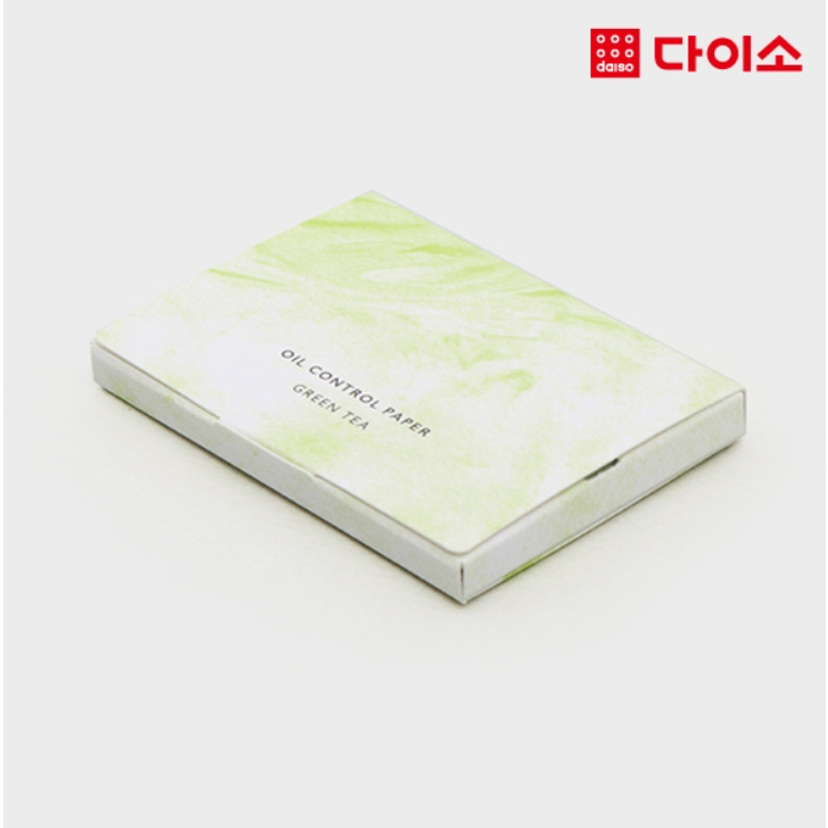 [Daiso Korea] 110 sheets of green tea oil paper (tissue type) | Shopee ...