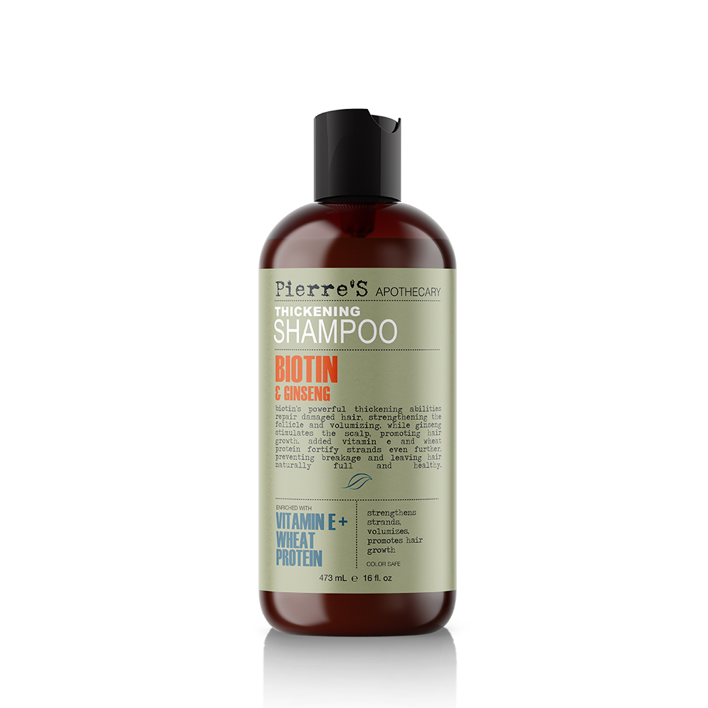 Pierres Apothecary Biotin And Ginseng Thickening Shampoo 473ml Shopee