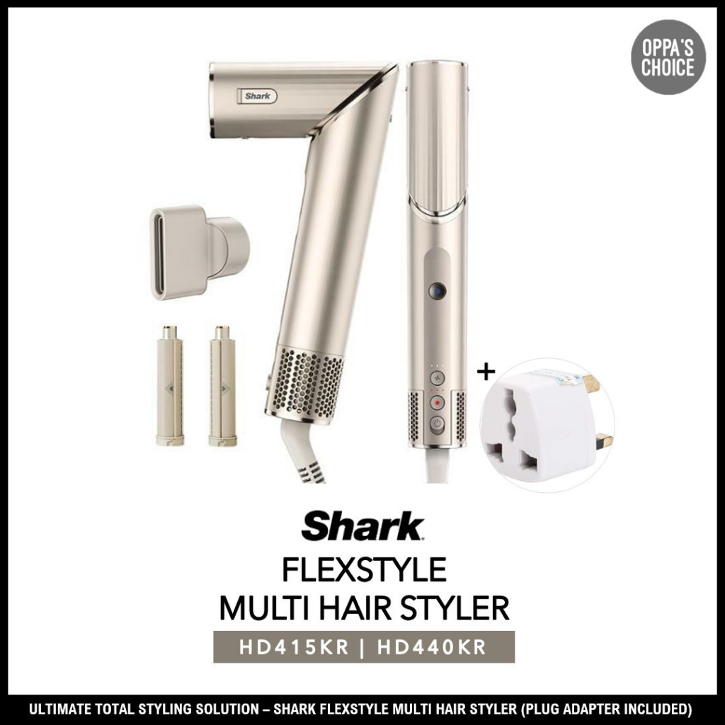 [READY TO SHIP] SHARK FLEXSTYLE MULTI HAIR STYLER HD415KR / HD440KR ...