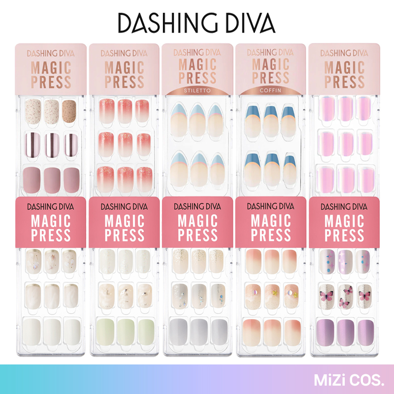 [DASHING DIVA] Magic Press Nail Tip/Nail stickers/Artificial nails Shopee Malaysia