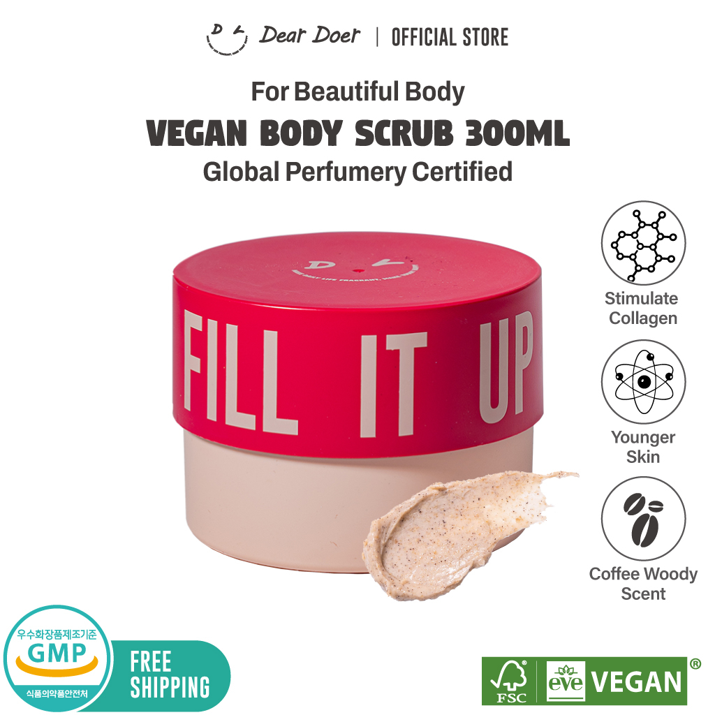 Dear Doer Fill it up Body Scrub 300ml, For Firm & Smooth Skin and