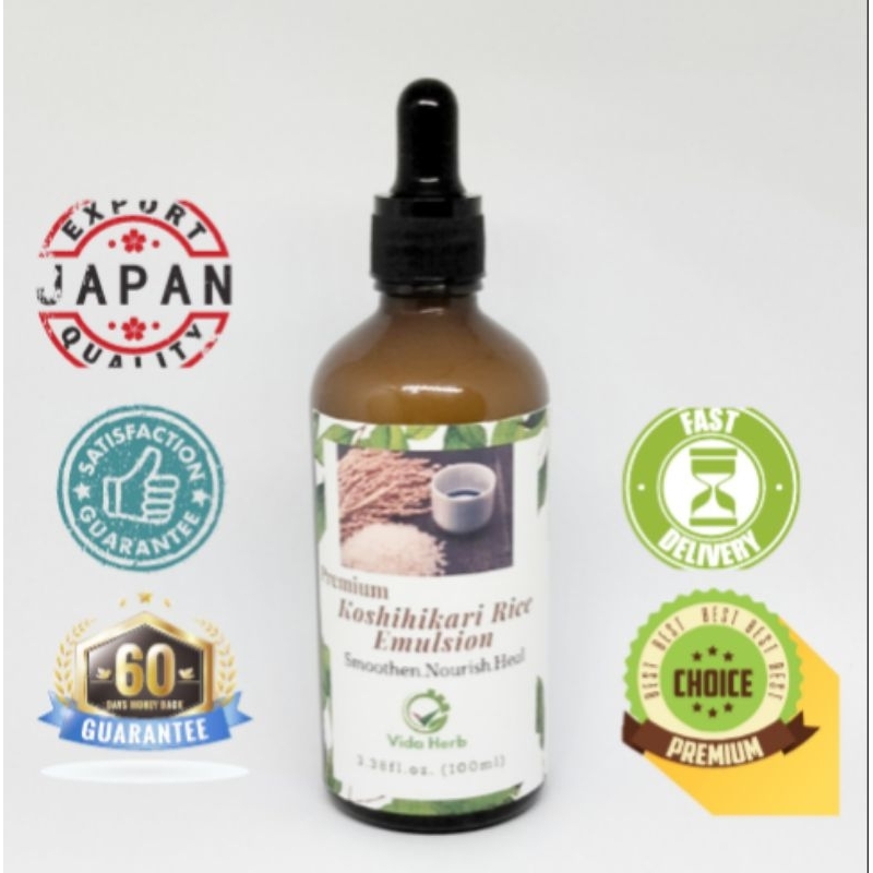 Premium Japan Koshihikari Rice Emulsion-100ml | Shopee Malaysia