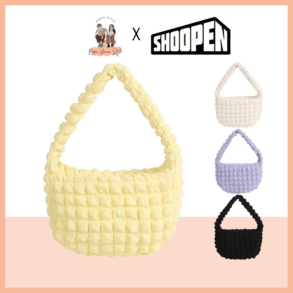 [Shoopen] Linkle Mini Hobo Bag / Famous Bag / Korea top Hobo Bag