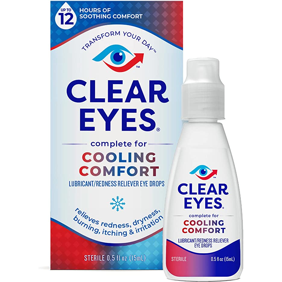 Clear Eyes Cooling Comfort Relief Eye Drops, 0.5 Fl Oz Shopee Malaysia