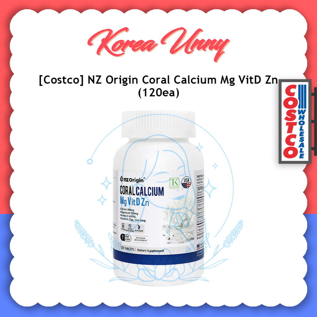 [Costco] NZ Origin Coral Calcium Magnesium Vitamin D Zinc 120 Tablets