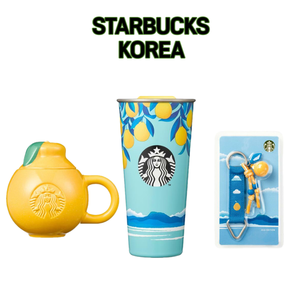 Starbucks Korea 2023 Jeju Edition Jeju Hallabong Mug 237ml DW Togo Tumbler 473ml Keychain