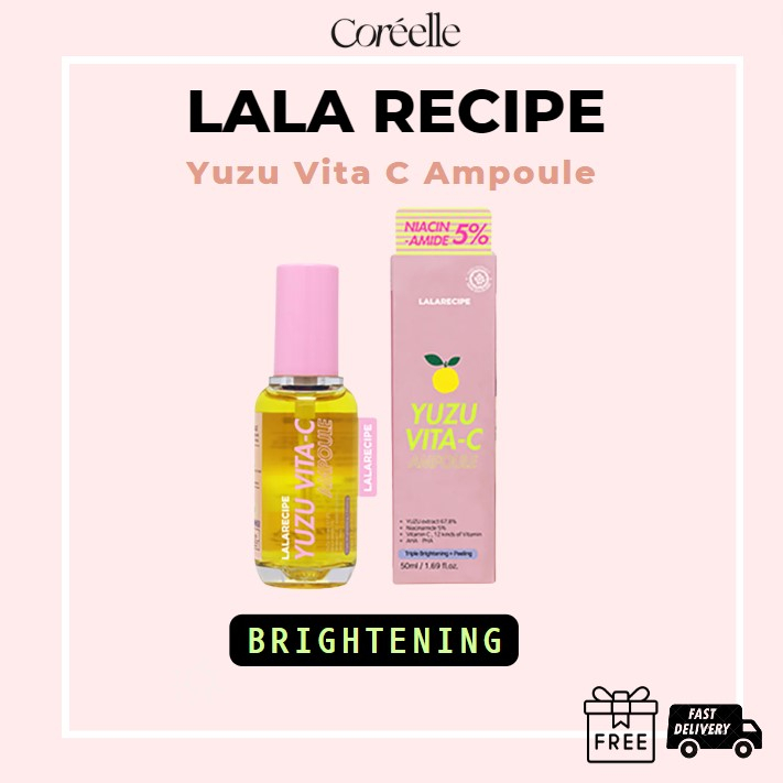 [LALA RECIPE] YUZU VITA C Ampoule 50ml / vitamin c ampoules / vitamin c