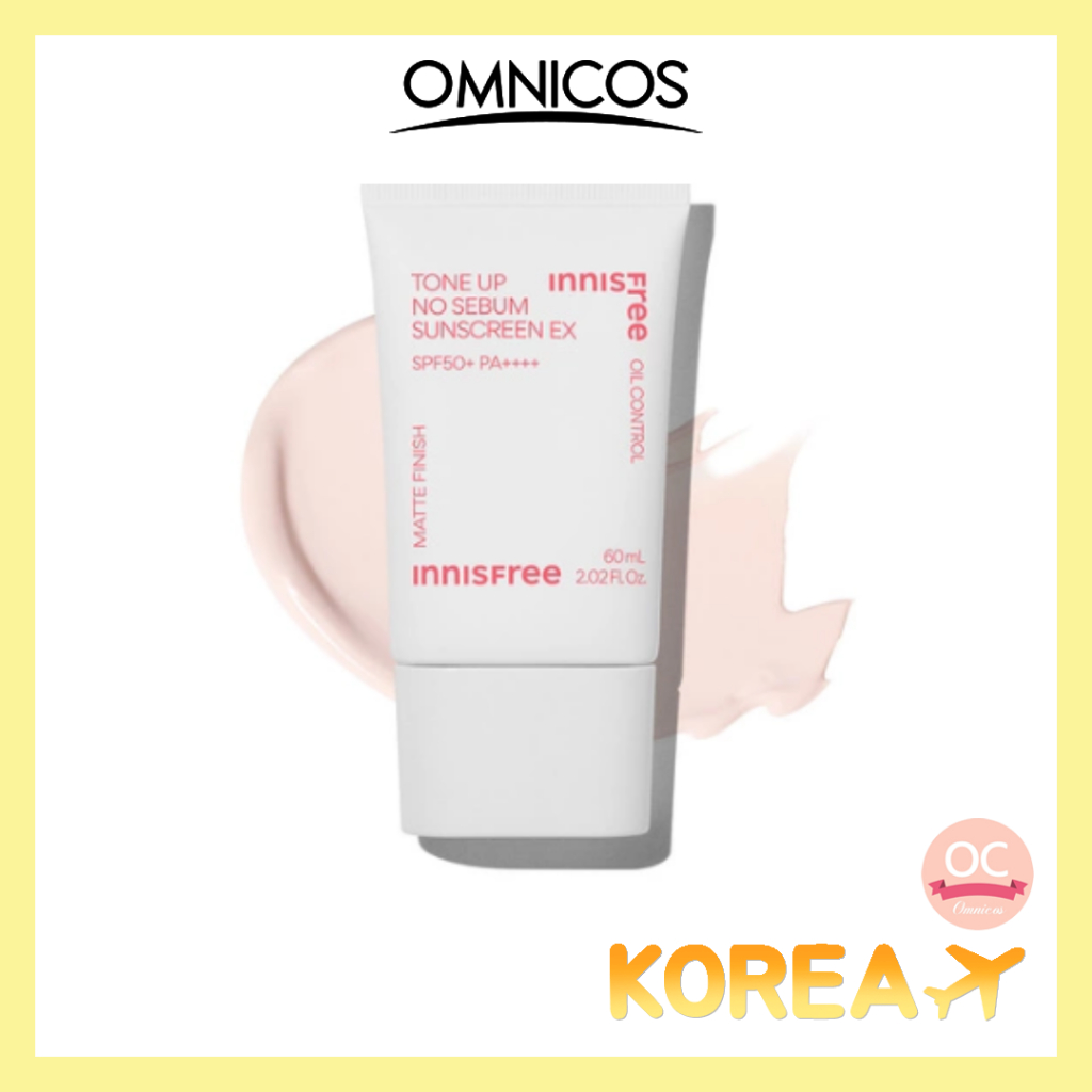 INNISFREE tone up no sebum sunscreen SPF50+ PA++++ 60ml Shopee Malaysia