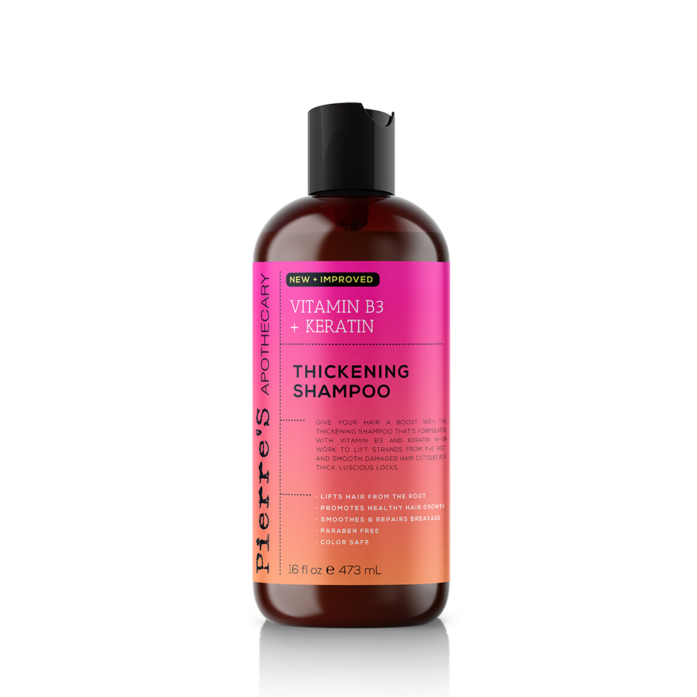 Pierre'S Apothecary Vitamin B3 + Keratin Thickening Shampoo 473ml