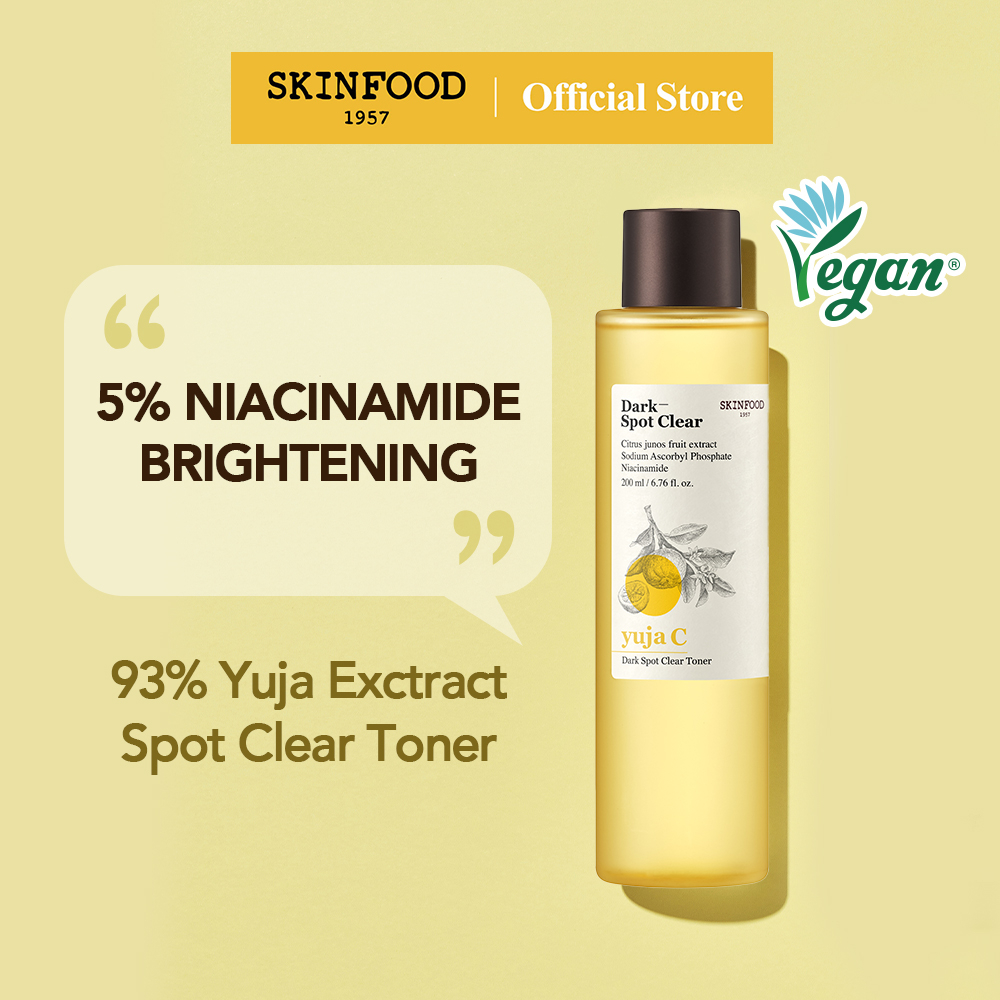 [SKINFOOD Official] Yuja C Dark Spot Clear Toner 200ml / Blemish ...