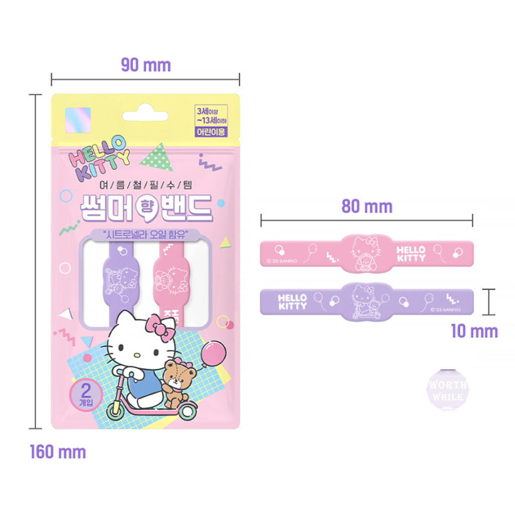 Summer Scent Band /Protection From Mosquitoes Bugs /Made in Korea
