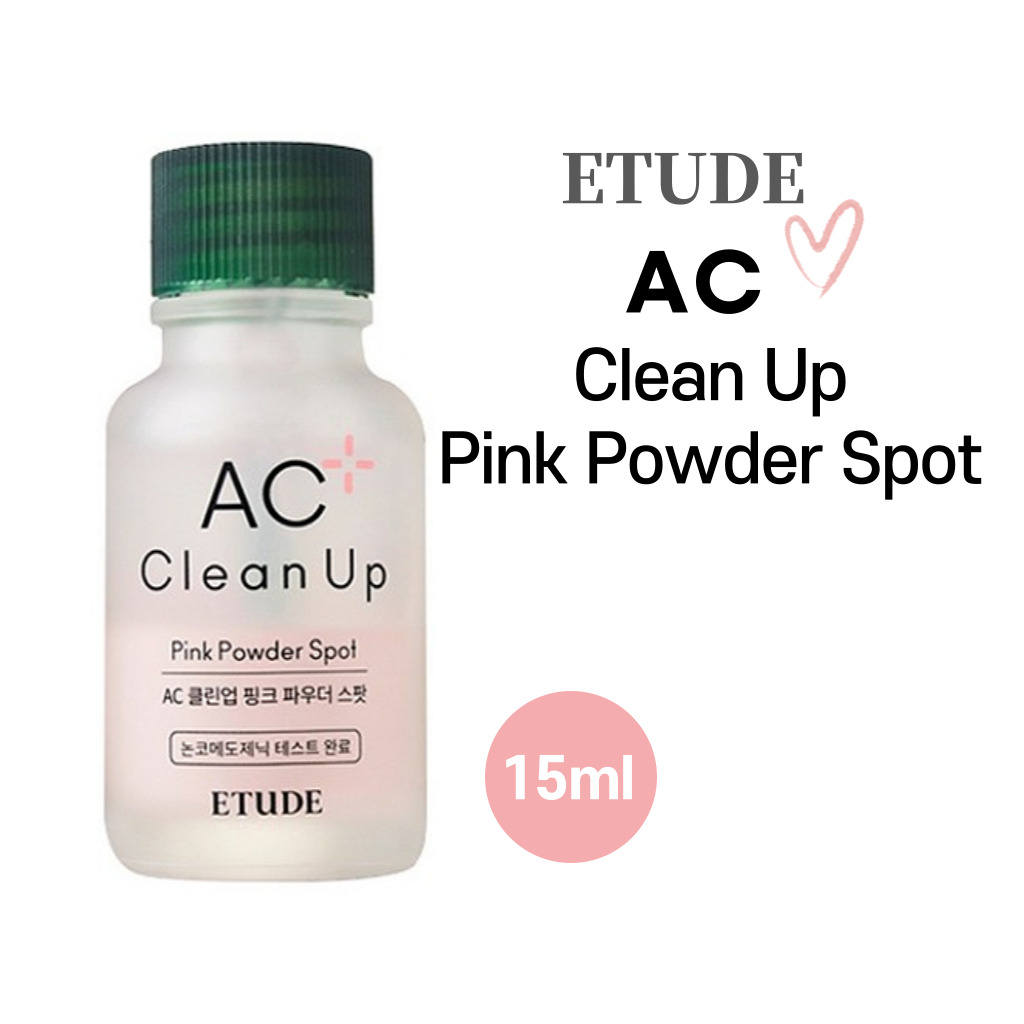 ETUDE House AC Clean Up Pink Powder Spot 15ml Shopee Malaysia
