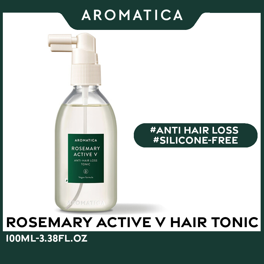[Aromatica] Rosemary Active V Anti Hair Loss Hair Tonic 100ml Vegan 