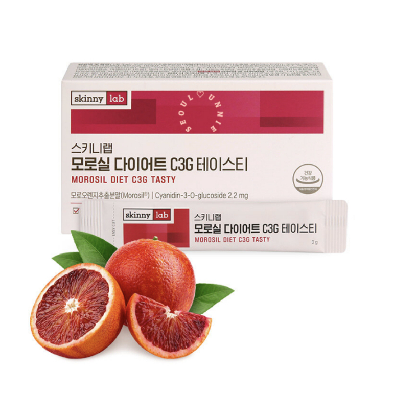 KOREA Skinny Lab Morosil Diet C3G Tasty Drink Powder, Moro Orange ...