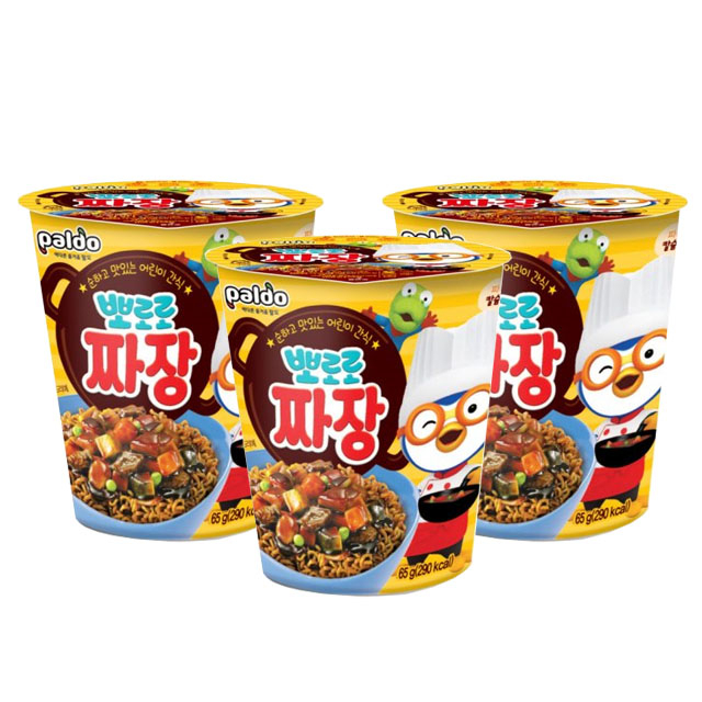 [Paldo]Pororo Spaghetti/Jajang noodle 6ea/Kids food/Ready Meal/Instant ...