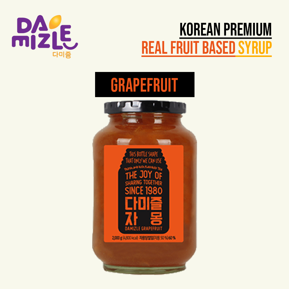 Korean Fruit Syrups Premium made of Real Grapefruit 2kg Shopee Malaysia