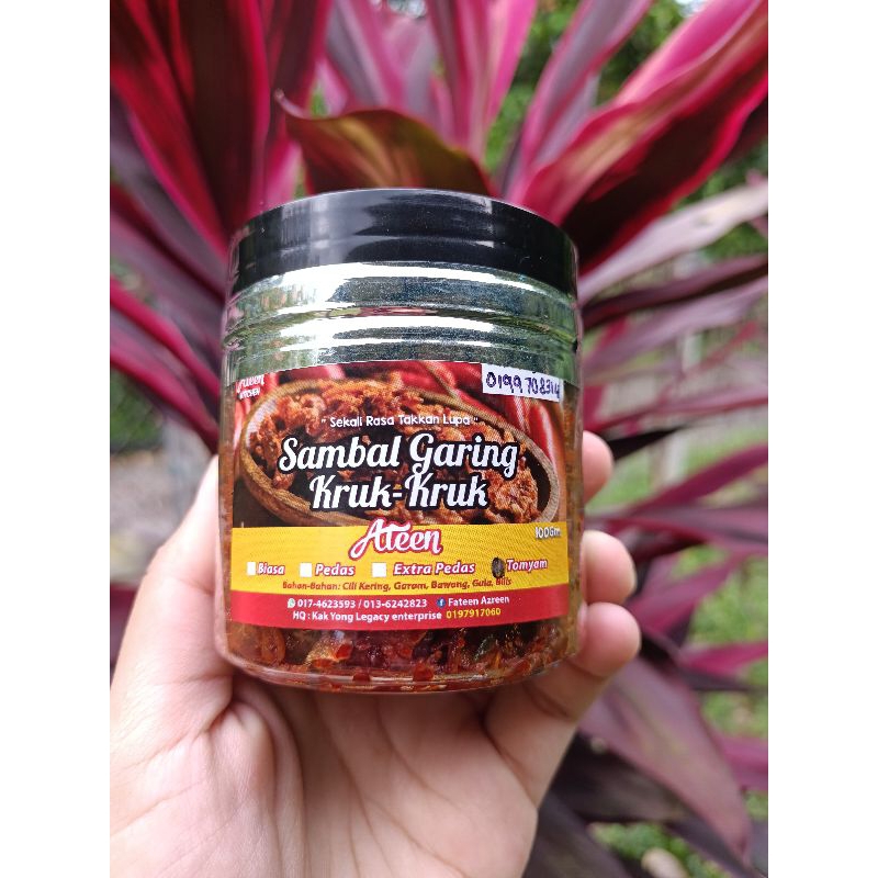 SAMBAL GARING KRUK KRUK BY ATEEN {100G} | Shopee Malaysia