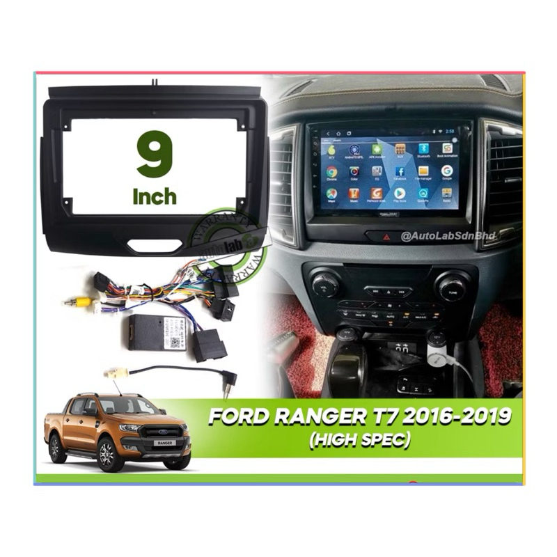 Ford Ranger T7 2016-2019 (hight Spec) android casing with Canbus ...