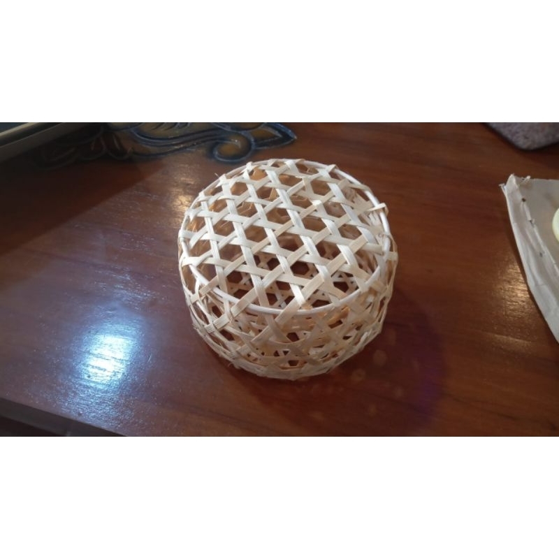 mini bakul buluh set penutup diameter 13cm tinggi 8cm | Shopee Malaysia