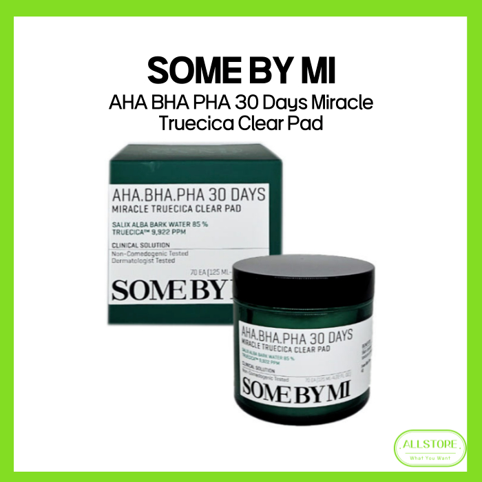 [SOME BY MI] AHA-BHA-PHA 30Days Miracle Truecica Clear Cleansing Pad (70ea/125ml) main image 1