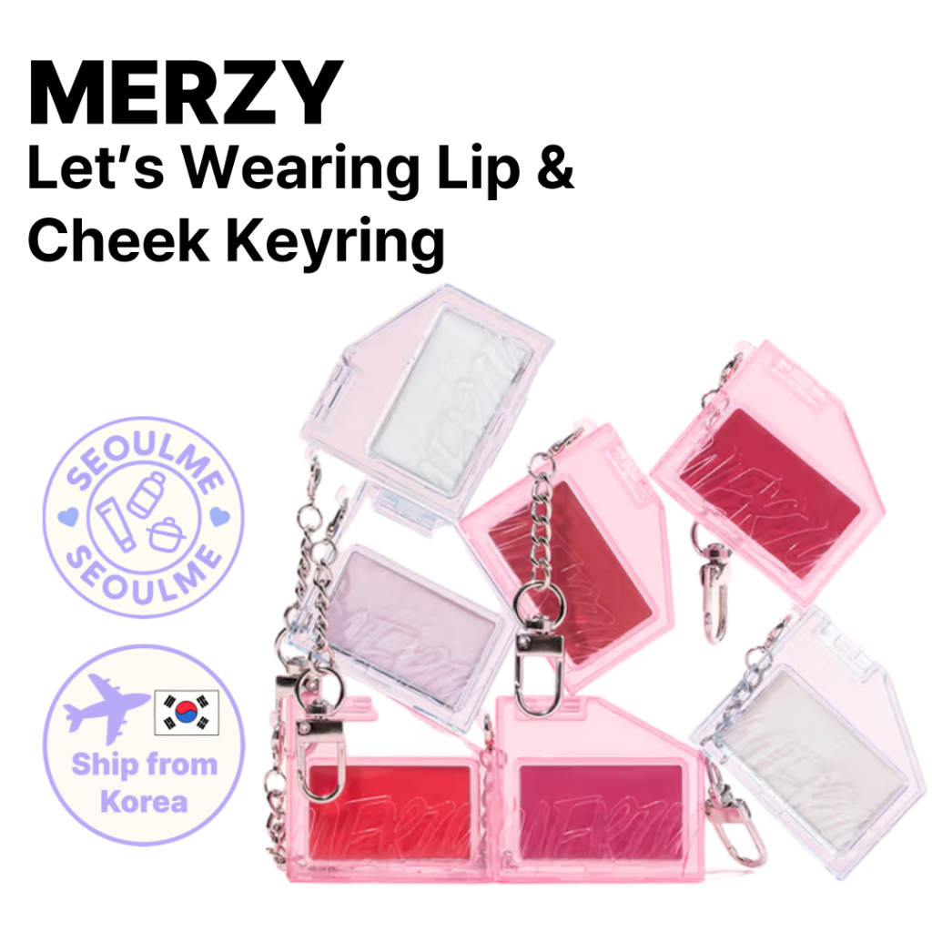[MERZY] Let’s Wearing Lip & Cheek Keyring – K-Beauty Multi Balm ...