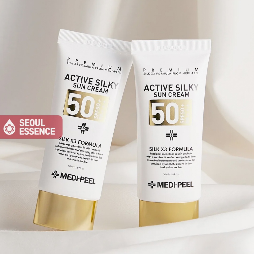 MEDIPEEL Active Silky Sun Cream 50ml - Whitening, Anti-wrinkle, Sun ...