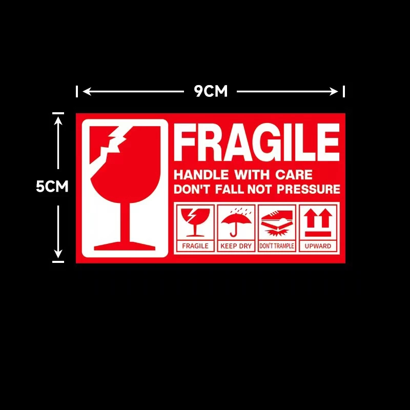 SG Fragile Label Sticker handle with care Adhesive Label Sticker ...