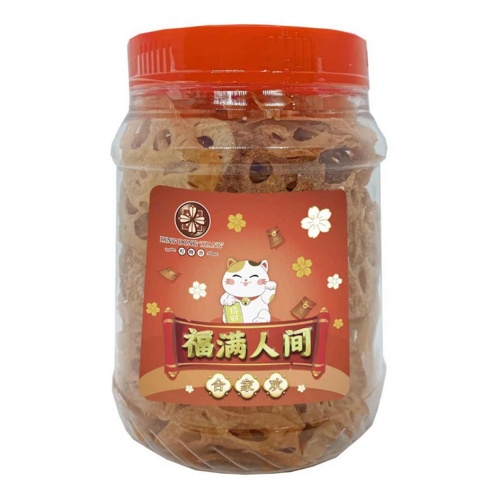 DING DONG XIANG Crispy Lotus Root Crackers (Fried Lotus) (150g) [SG ...