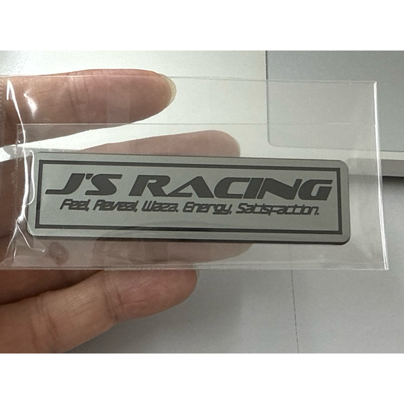 J'S JS Racing - J'S LOGO Metal Plate Emblem / Sticker / PN: JS-EMB-PL ...