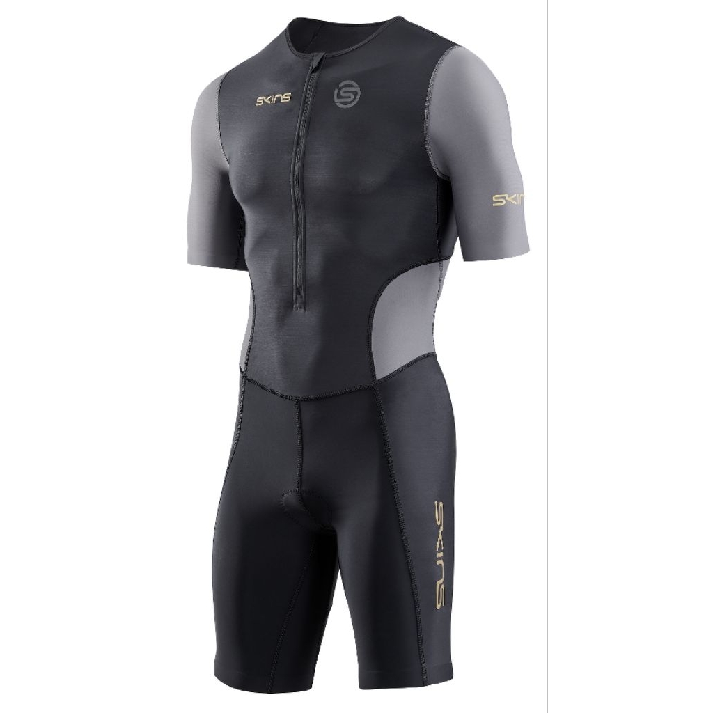 SKINS Tri Brand Short Sleeve Triathlon Trisuit (Fully Authentic ...
