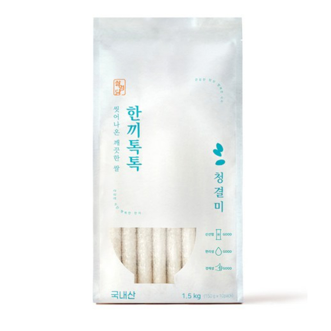 [RiceMyeungDang] Washed rice, 150g X 10 individually wrapped, vacuum ...