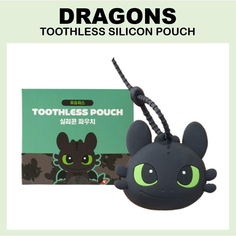 Dragons dreamworks Toothless Silicon Pouch (Lotte Cinema Korea limited ...