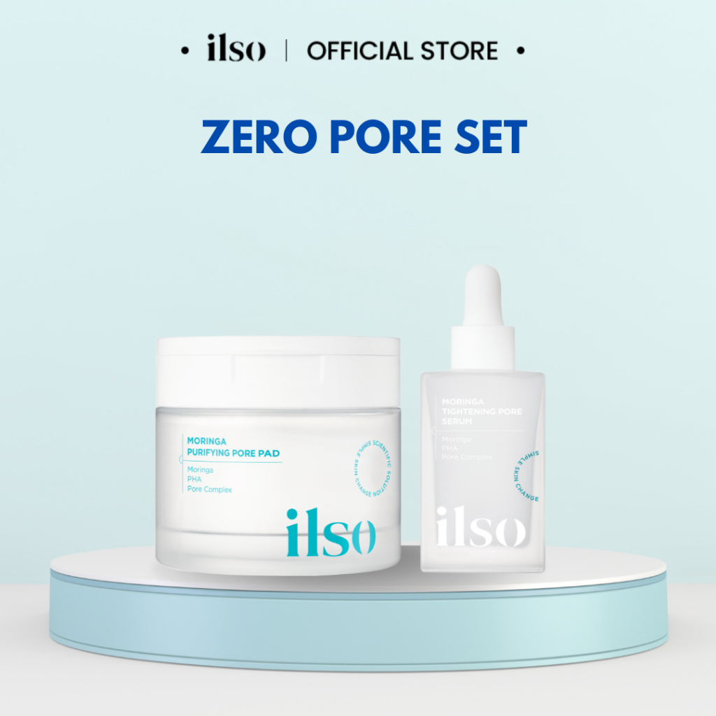 [ ILSO Malaysia ] ⭐Zero Pore Set ⭐ Moringa Purifying Pore Pad + Moringa ...