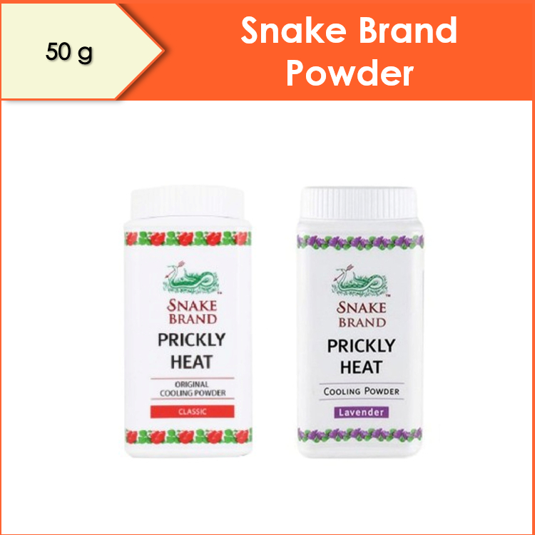 Snake Brand Prickly Heat Powder 50g | Shopee Malaysia