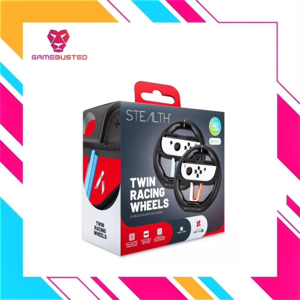 Stealth Joy Con Racing Wheel Twin Pack For Nintendo Switch 2 (Set of 2 ...